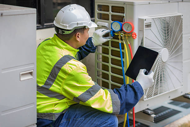 Professional Air Conditioning Repair technician working in Plattekill, NY